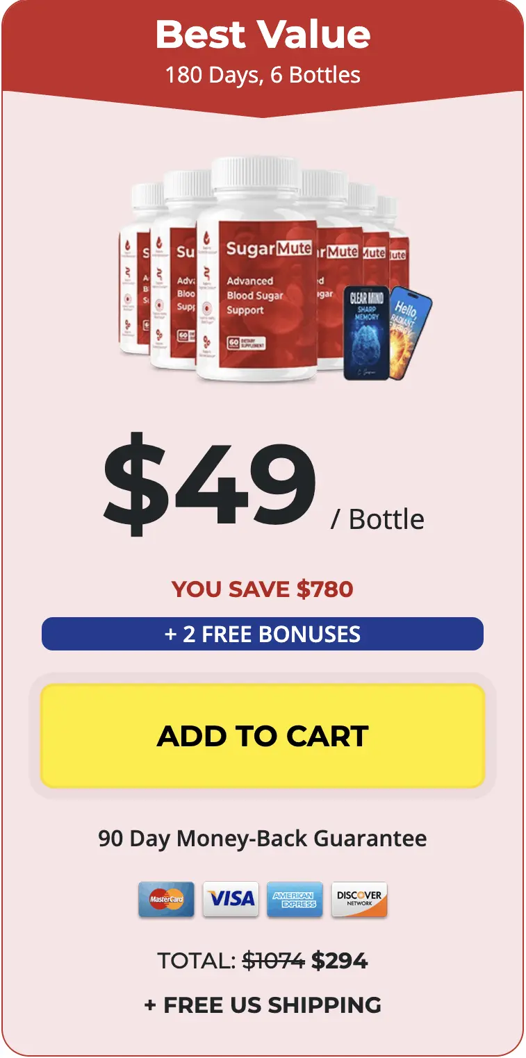 Sugar Mute 6 Bottles